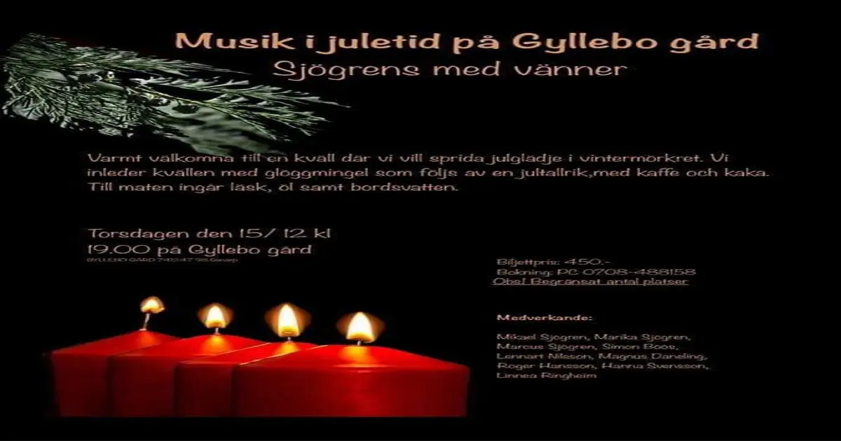 Julkonsert 18/12-22